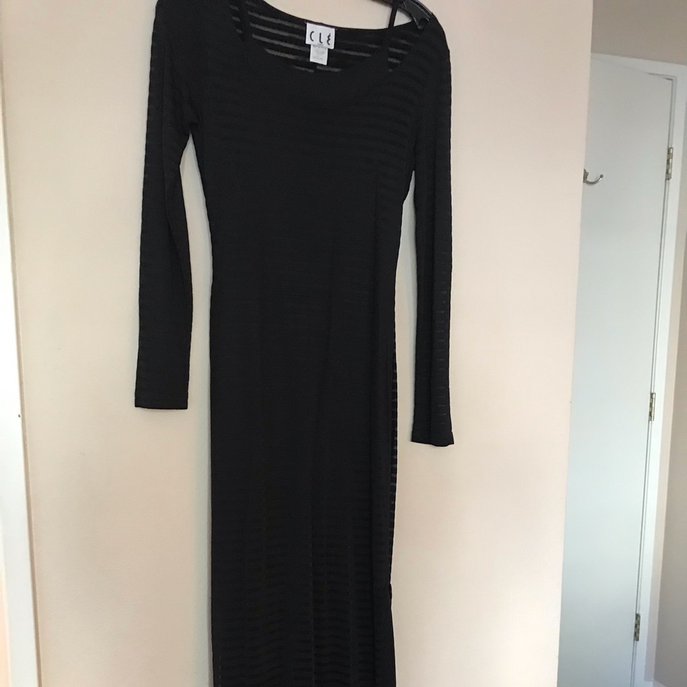 Black evening dress